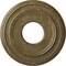 Ekena Millwork Classic Medallion (Canopies up to 7 1/4"), 12 3/8"OD x 4"ID x 1 1/8"P, Mississippi Mud Crackle CM12CLMMC - alternate 1